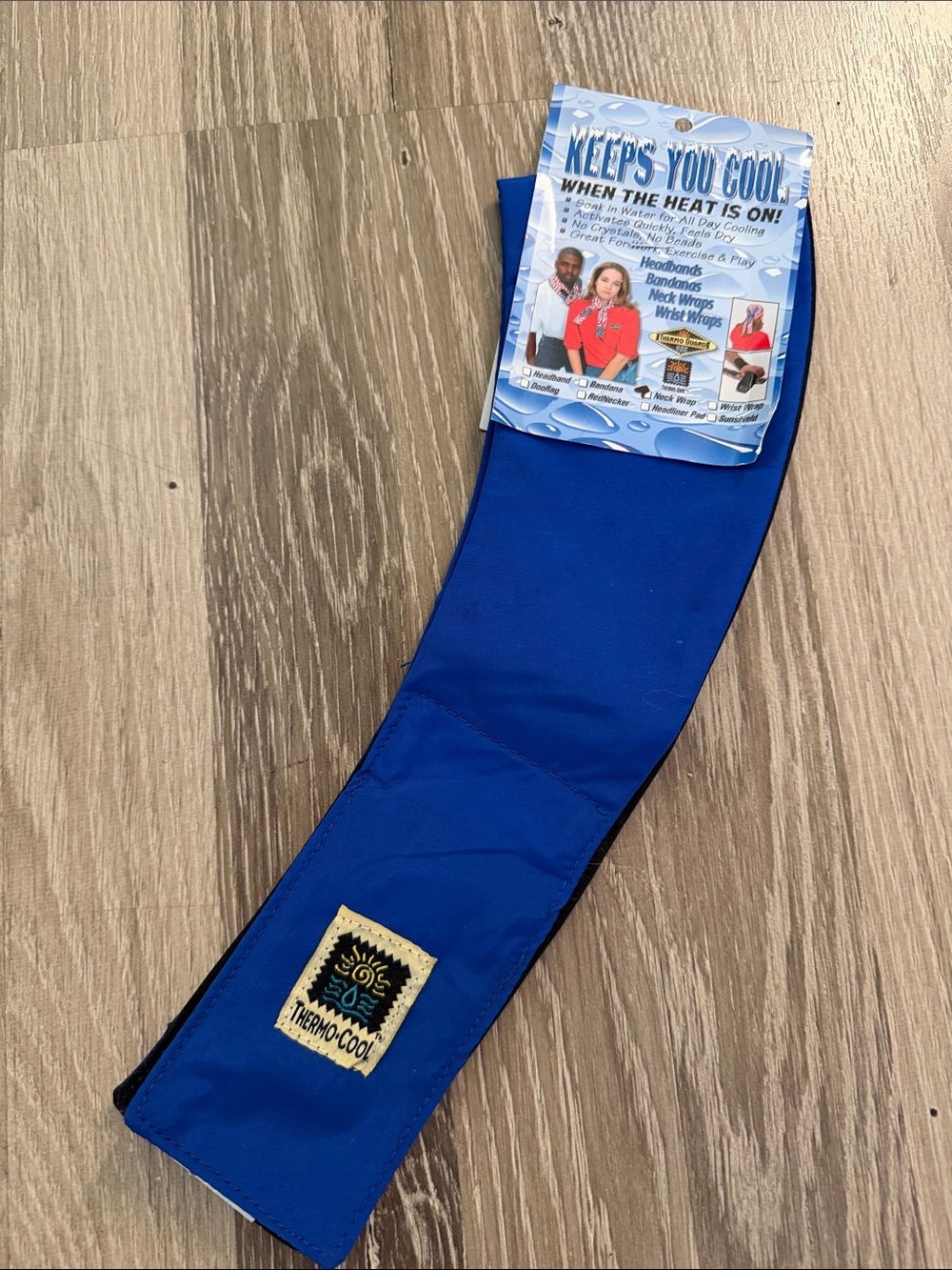 Thermo-Cool Blue Cooling Wrap - Neck/Headband